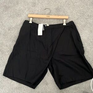 NEW! Eileen Fisher Organic Linen Sarong Shorts size L